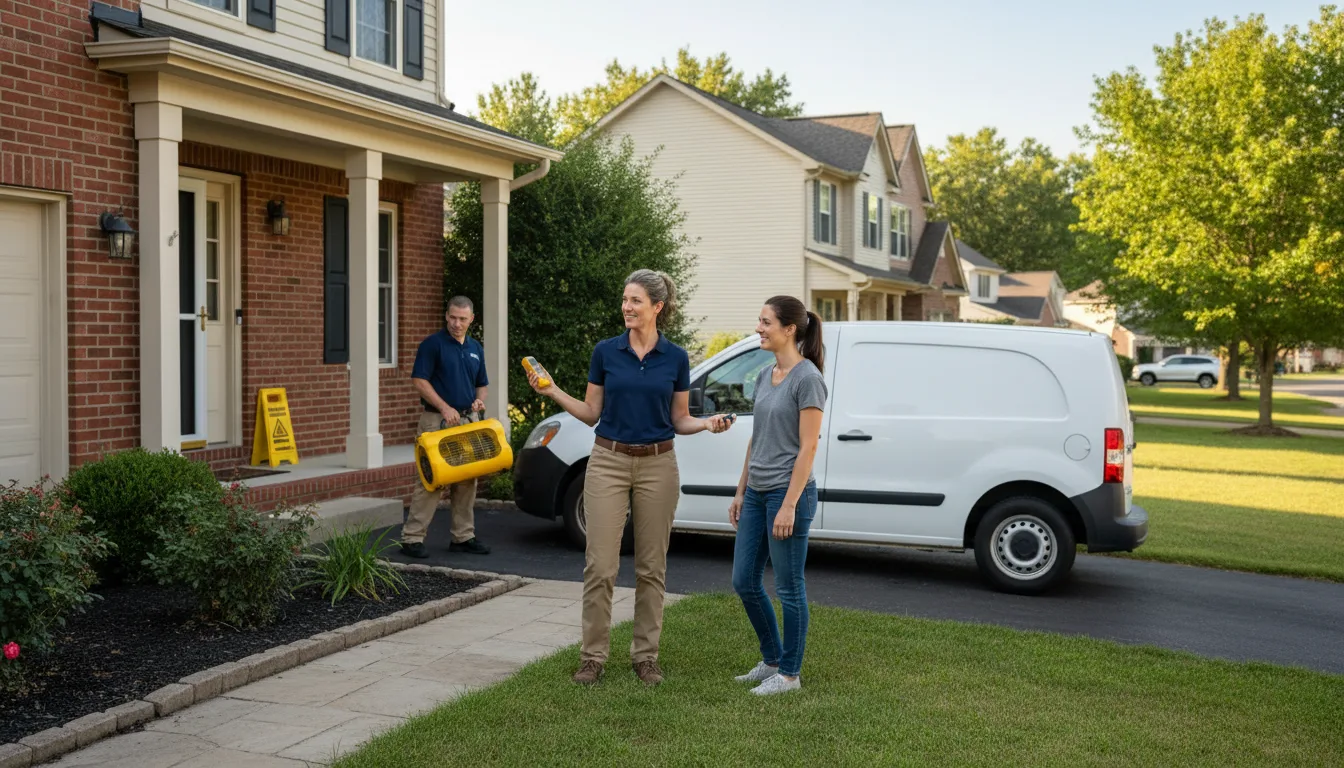 Water restoration image for Dehumidification And Cleanup Services in Marlboro, NY